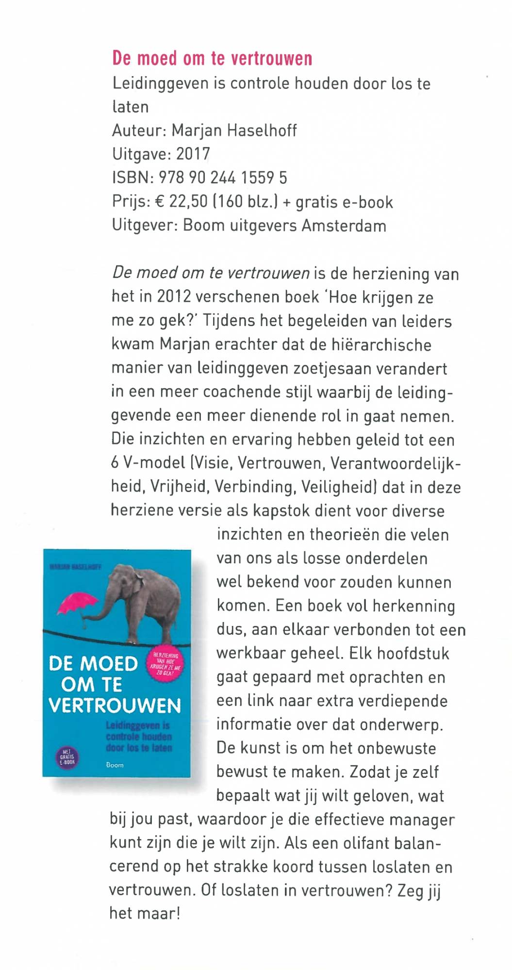 Vrouwen Visie | nummer 10 | januari 2018