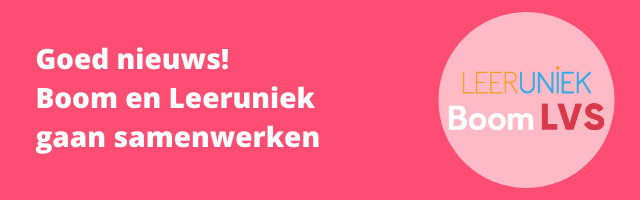 Goed nieuws! Boom en Leeruniek gaan samenwerken