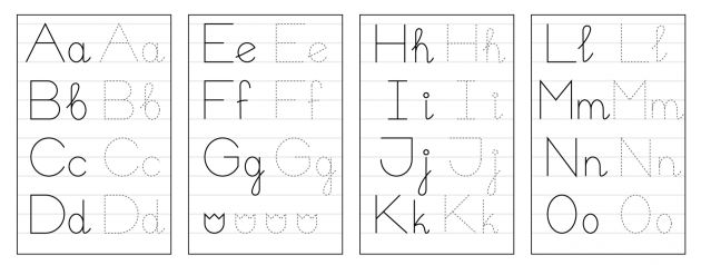 De 4 fases van leren schrijven De 4 fases van leren schrijven