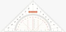 KERN Wiskunde Geodriehoek set a 20 stuks