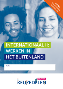 Keuzedeel Internationaal 2: werken in het buitenland | combipakket