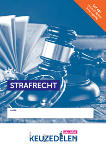 Keuzedeel Strafrecht | combipakket