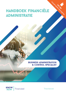 Handboek Financiele administratie incl. werkboek | combipakket