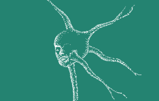 Omslagafbeelding: Neurowetenschappen.Van neurobiologische aspecten uit het lab naar psychopathologie in de praktijk. Cel met menselijk gezicht op donkerblauwe achtergrond.