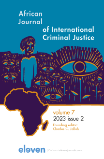 Archief | African Journal of International Criminal Justice (AJICJ)