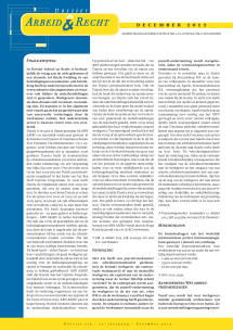 Archief | Dossier Arbeid & Recht (DAR)