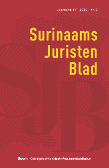 Archief | Surinaams Juristenblad