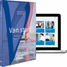 werkboek en laptop van Van start